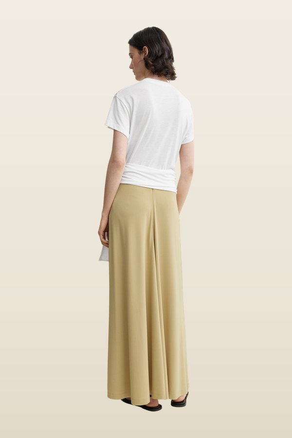 Flared jersey skirt chai — carry 4
