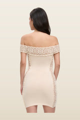 Fleur Crochet Knit Mini Dress — carry 4
