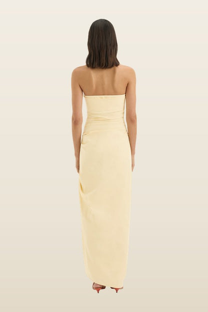 Florent Strapless Gown — model back
