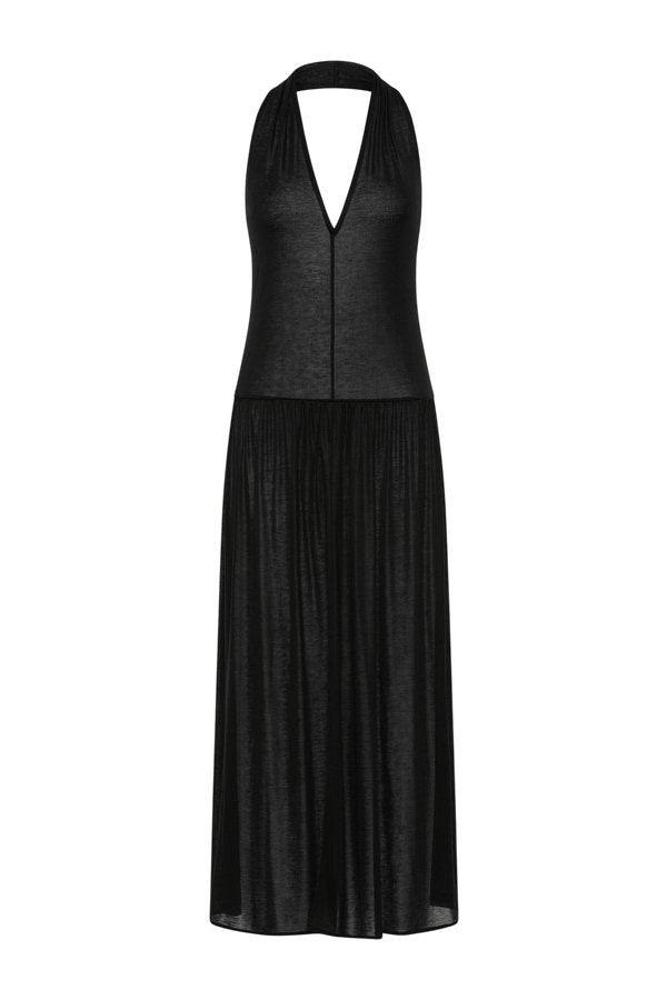 Fluid Jersey Halter Dress — packshot