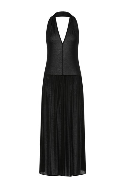 Fluid Jersey Halter Dress — packshot