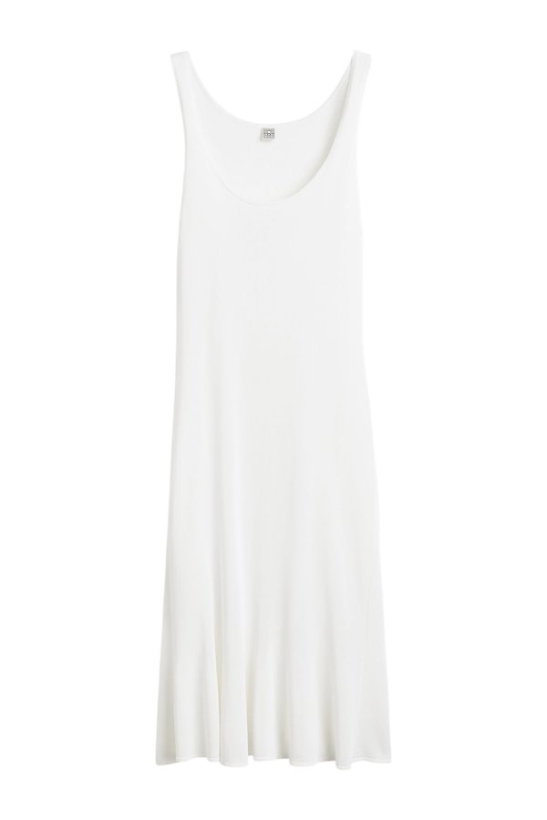 Fluted hem dress optic — packshot