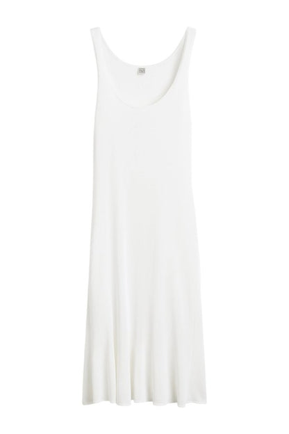 Fluted hem dress optic — packshot
