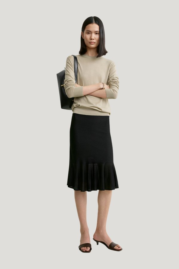 Fluted knit skirt — carry 2