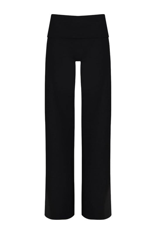 Foldover Jersey Straight Leg Pants — packshot