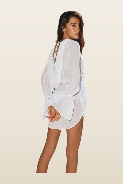Fonda White - Dress — model back