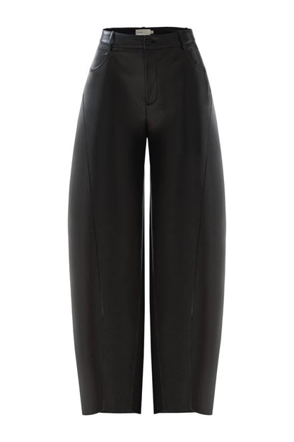 Barrel pants in Genuine Leather — packshot