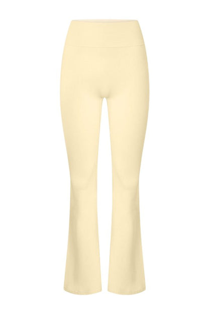 Form Invisible Scrunch Flare Fold Over Leggings | Butter — packshot