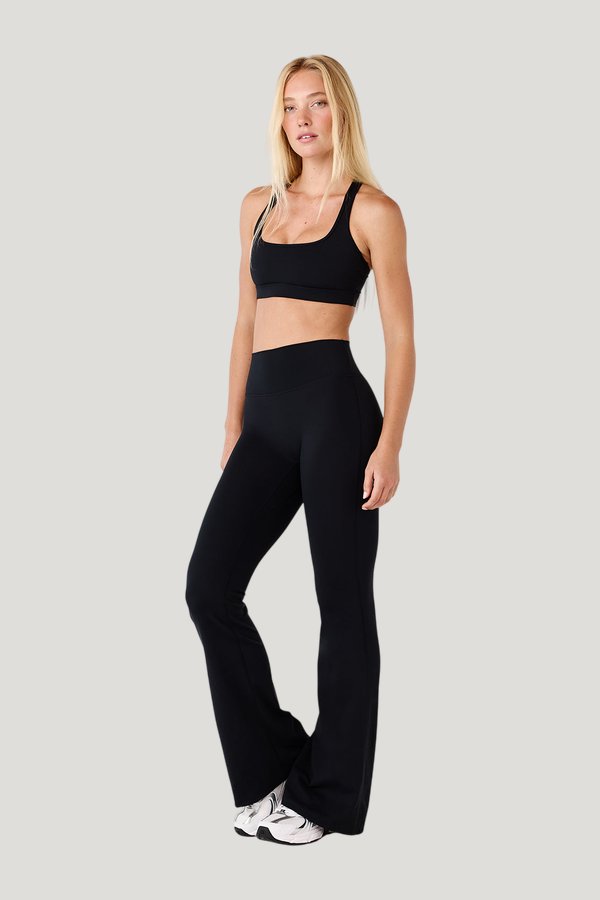 Form Invisible Scrunch Flare Leggings — model side