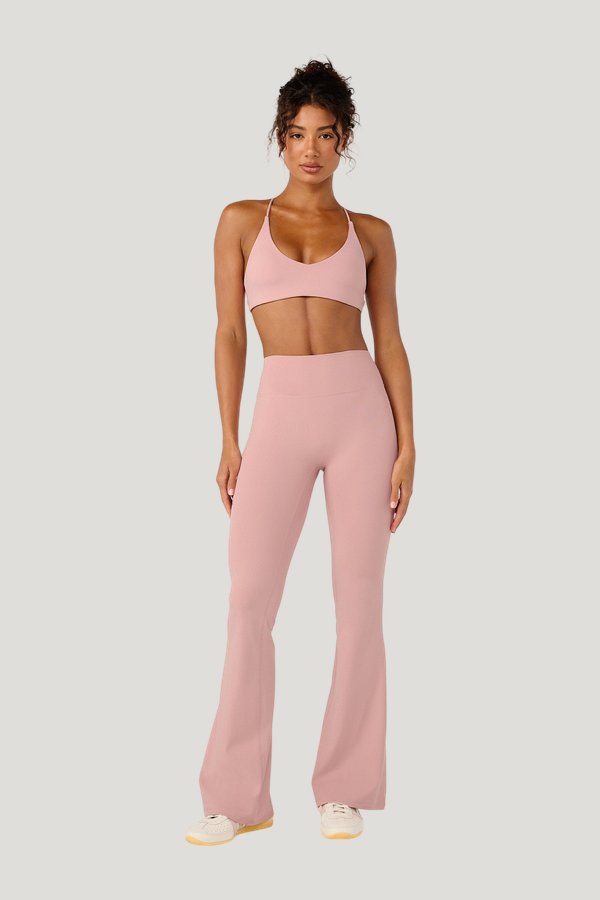 Form Invisible Scrunch Flare Leggings | Dusty — model front