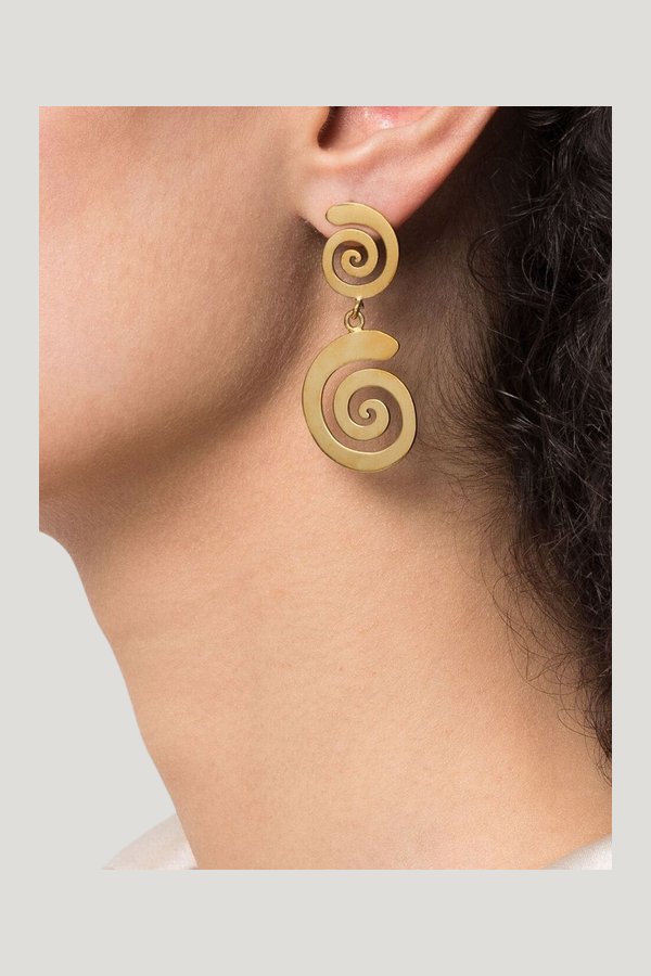 Fortuna Earrings — model front