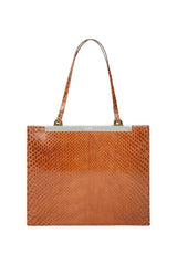 Gaia Mini Bag Tan Python Leather — packshot