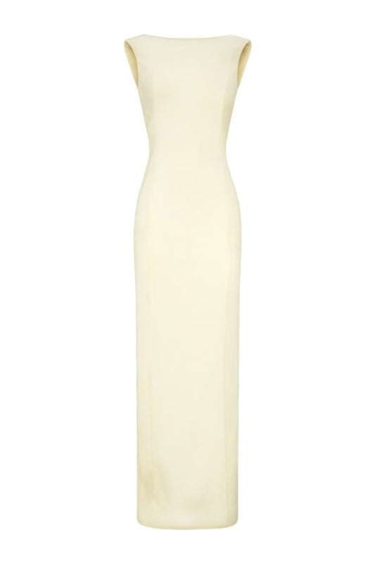 Galilea Crepe Draped Maxi Dress — packshot