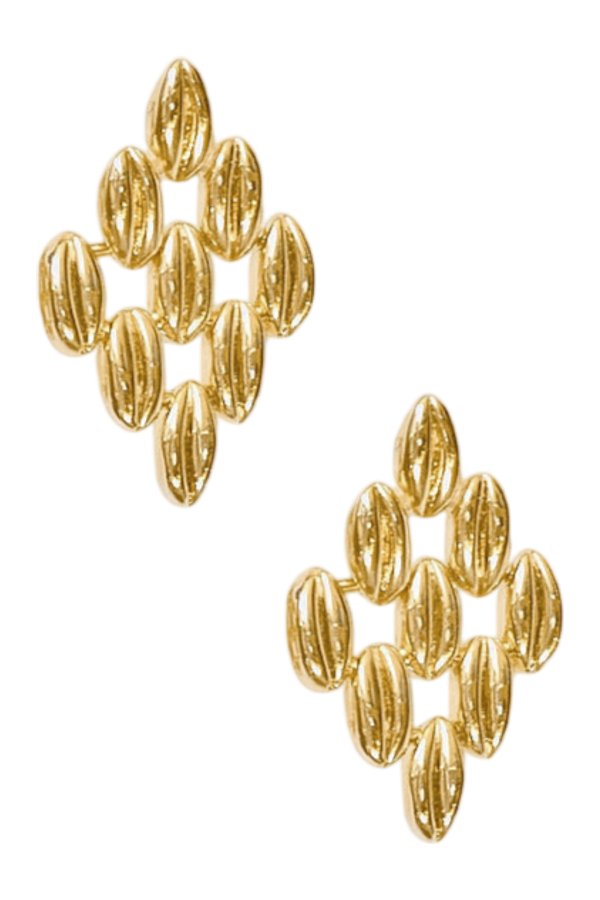 Grains Small Rhomb Earrings — packshot