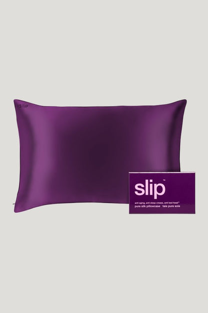 Grape Queen Zippered Pillowcase — model front