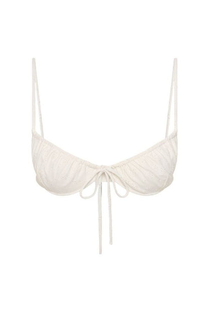 Halo Bikini Top Broderie Anglaise — packshot