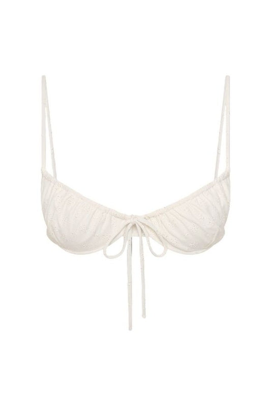 Halo Bikini Top Broderie Anglaise — packshot