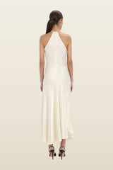 Halter Neck Midi Dress — model back