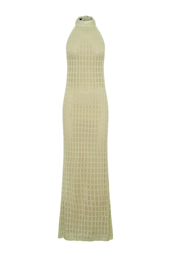 Hayley Halter Knit Maxi Dress — packshot