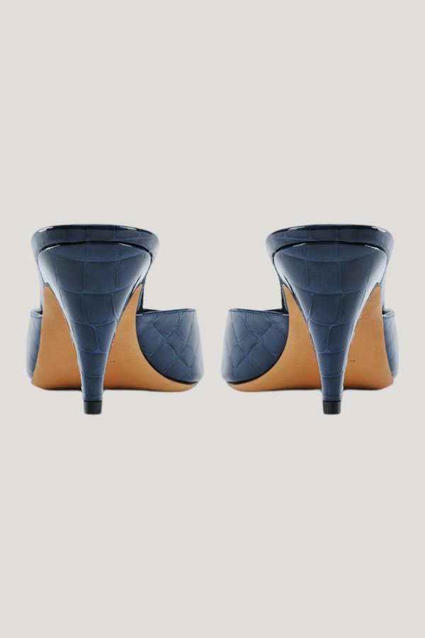 Haze Sandal Ink Croc Embossed Leather — extra