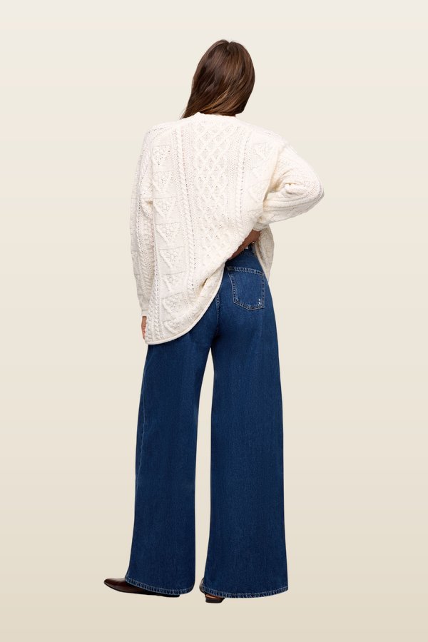 Heritage Cable Sweater | Pearl — carry 4