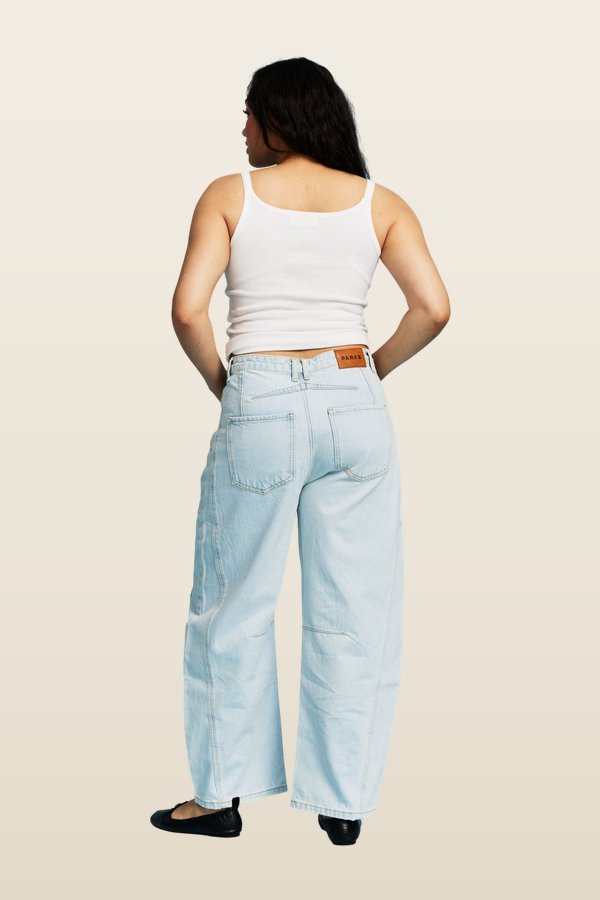 Horseshoe Jeans - Light Wash — model back