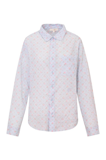Hudley Floral Cotton Unisex Shirt — packshot