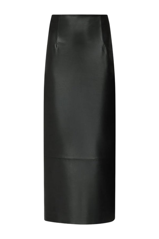 INGA Leather maxi skirt — packshot