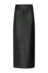 INGA Leather maxi skirt — packshot