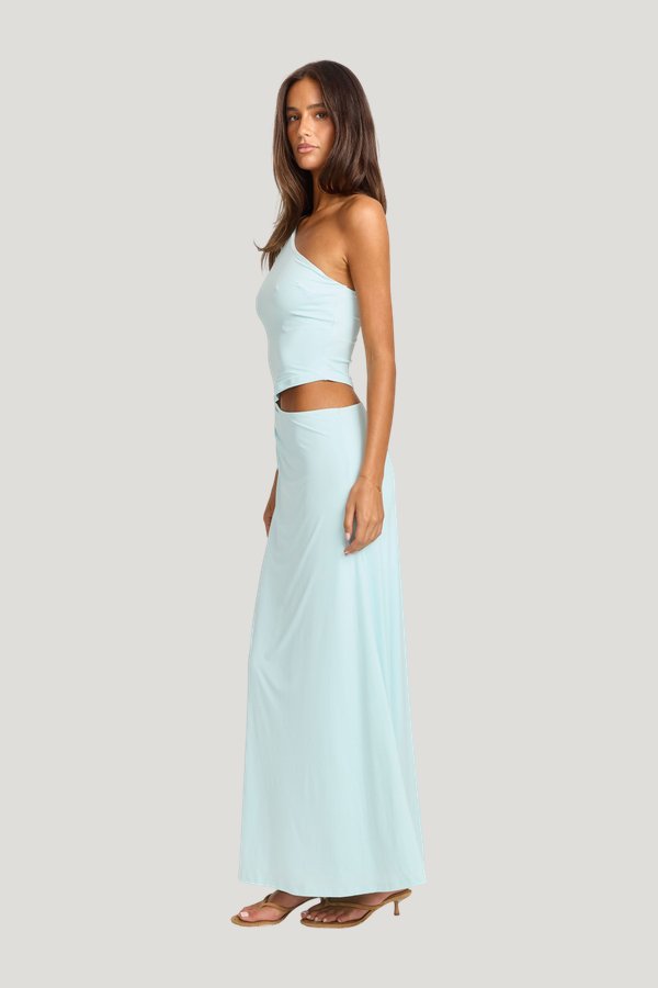 Iris Maxi Dress — model side