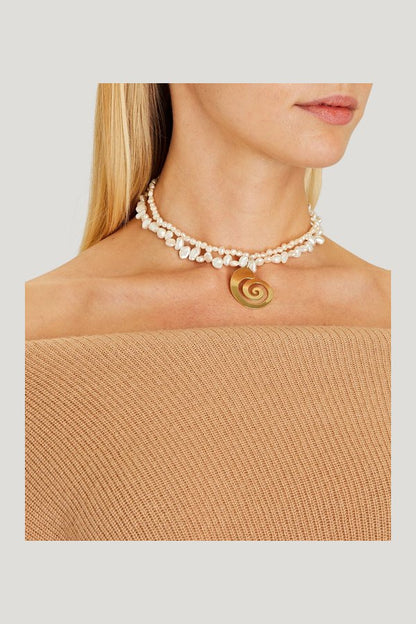 Isis Necklace — model front