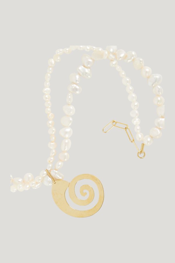 Isis Necklace — model side