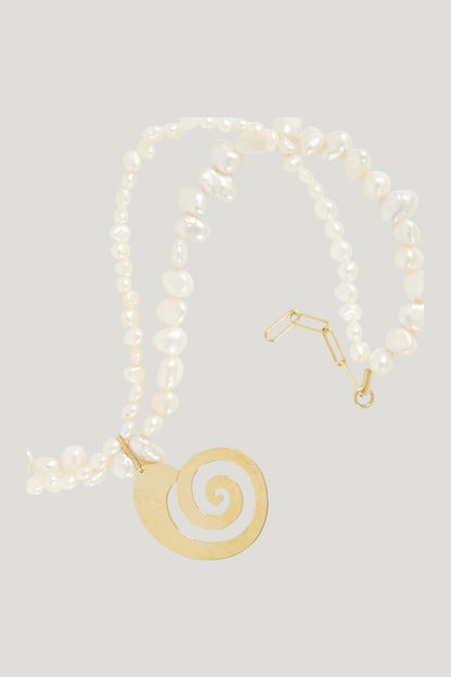 Isis Necklace — model side