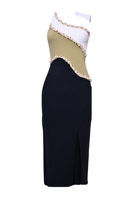 Jade Knit Colors Midi Dress — packshot