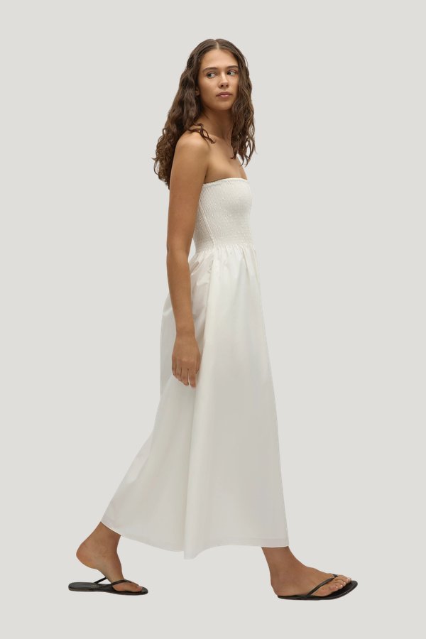 Jamie Midi Dress — model side