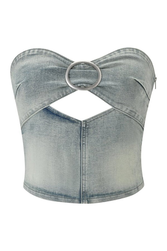 Jenn Denim Boob Tube — packshot
