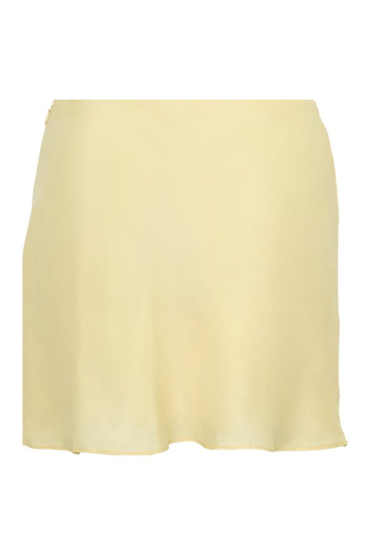 Juliana Cupro Mini Skirt - Butter — packshot