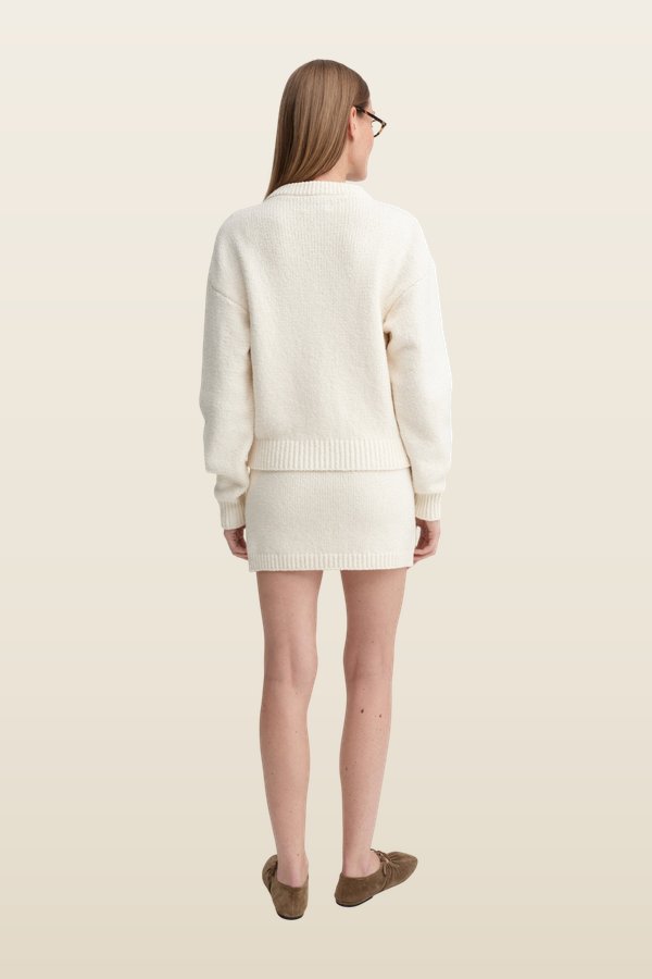Kai Cardigan, shell — model back