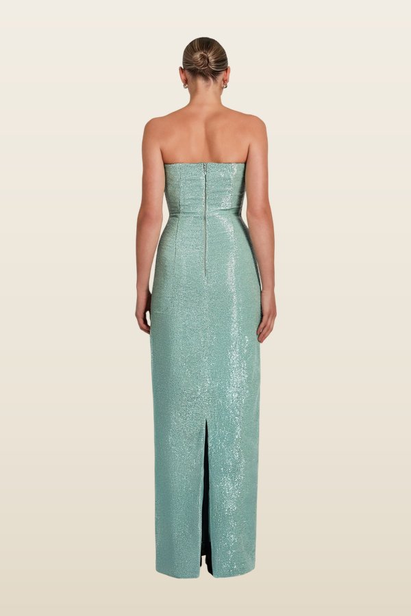 Kaida Dress - Jade — model back