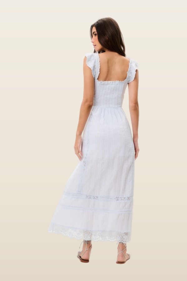 Kailette Cotton Maxi Dress — model back
