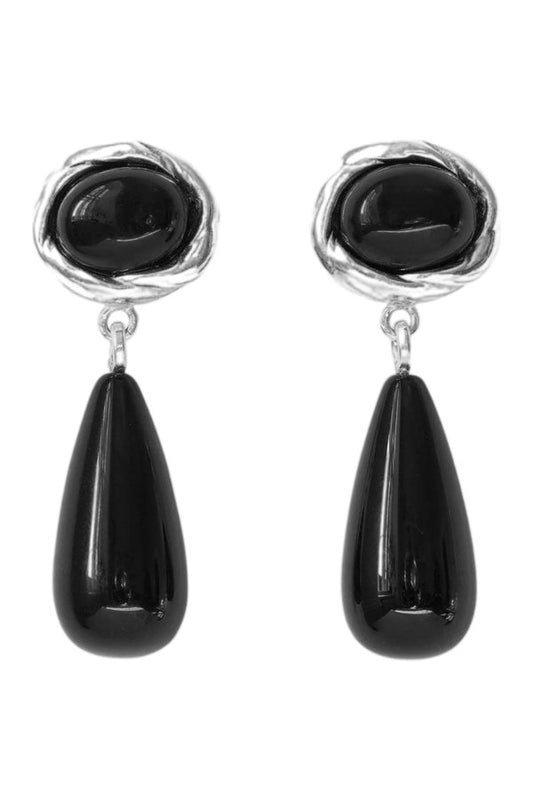 Kamma Earrings by Corali - Onyx — packshot