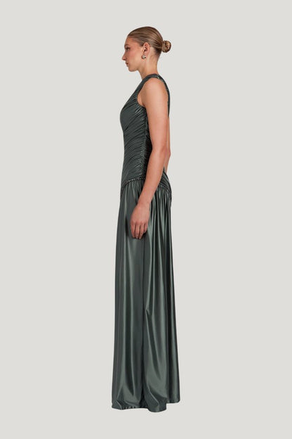 Kasba Dress - Jade — model side