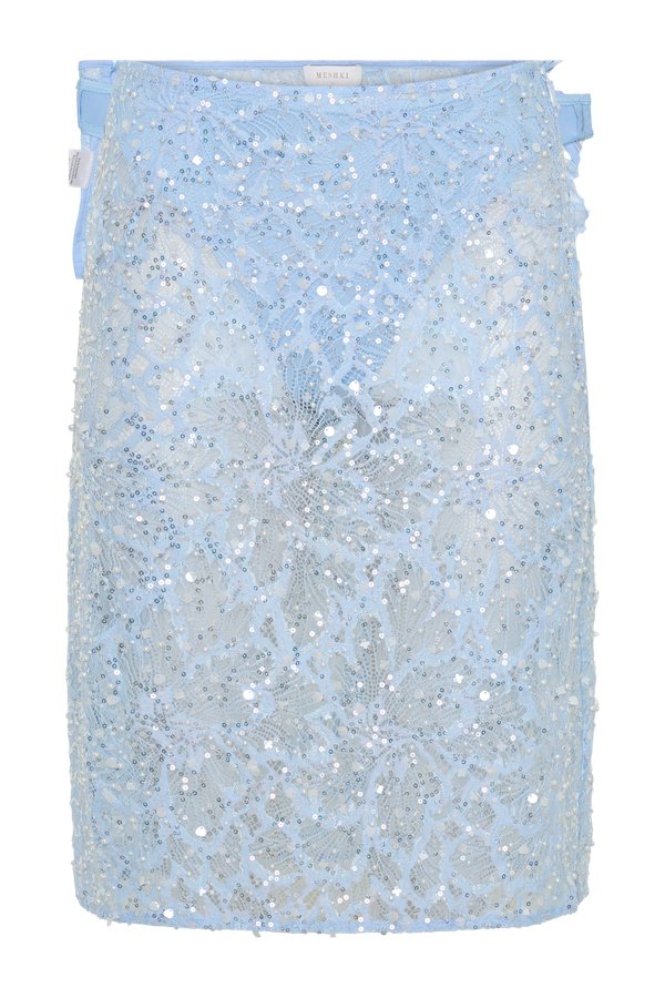 Kiara Pearl Beaded Midi Skirt — packshot