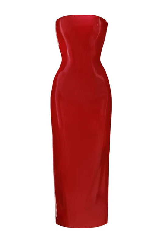 Killa dress in Red Patent — packshot