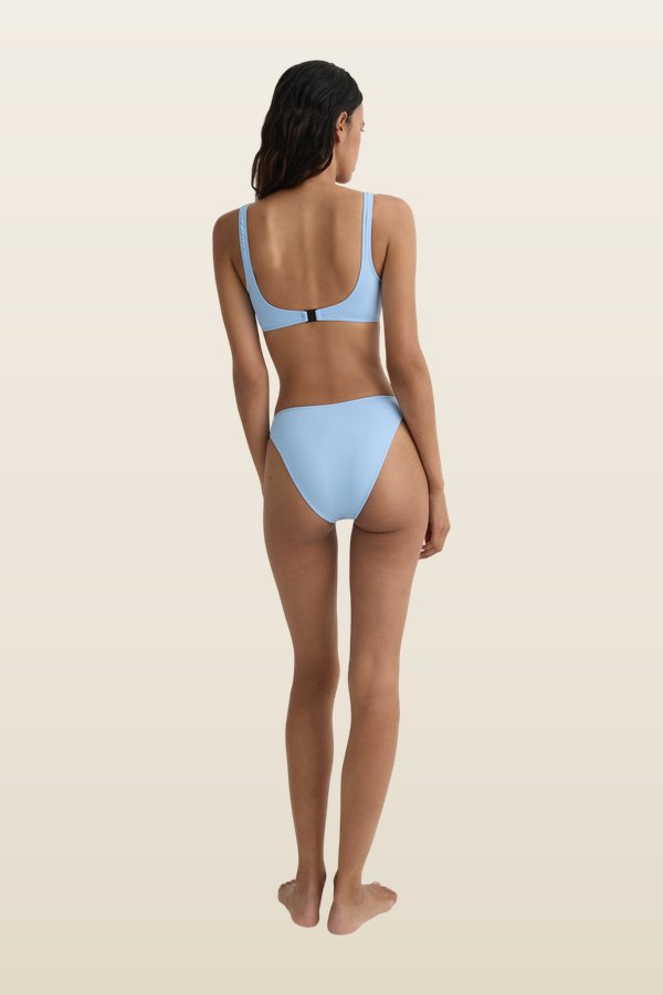 Kira Bikini Bottom - Cornflower (Singuleur®) — model back