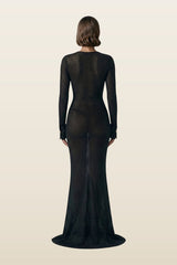 The Knit Dress — model back