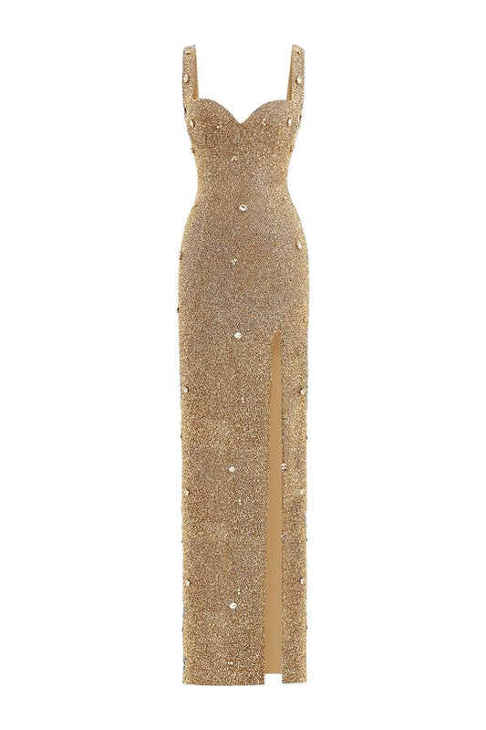 Kroon Maxi Dress - Gold — packshot