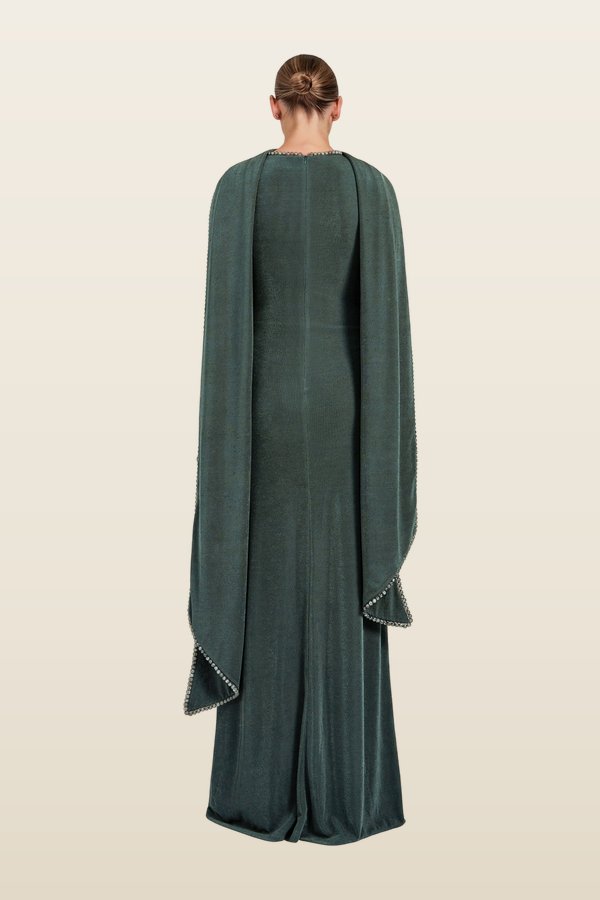 Kryce Dress - Teal — model back