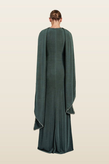 Kryce Dress - Teal — model back