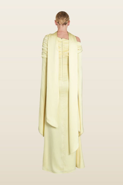 Kyra Dress - Butter — model back